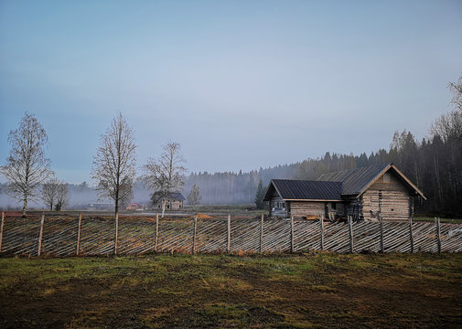 Russian old village
