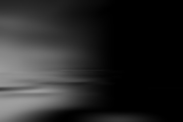 perspective floor backdrop black room studio with gray gradient spotlight backdrop background for display your product or artwork 