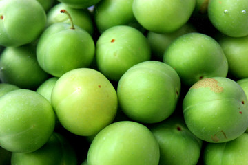 Green plums