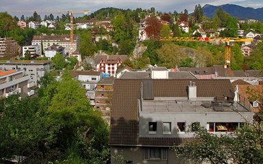 Fototapeta premium the cityscape of city Luzern in Switzerland