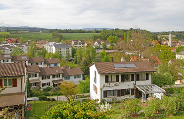 the cityscape of city Luzern in Switzerland
