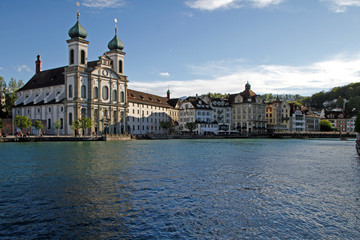 View on the river Reuss in Luzern