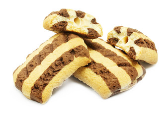 Biscuits - Cookies, isolated on white background