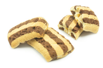 Biscuits - Cookies, isolated on white background