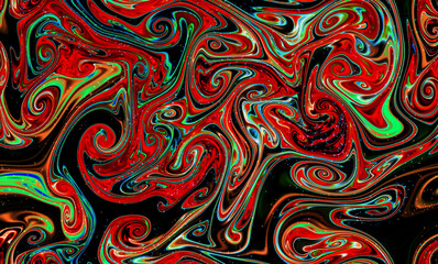 Magic space texture, pattern, looks like colorful smoke and fire with little dots