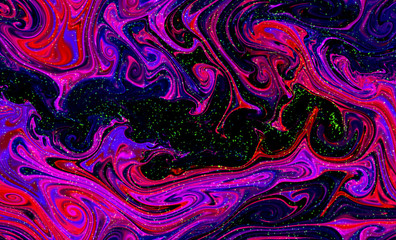 Magic space texture, pattern, looks like colorful smoke and fire with little dots