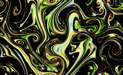 Magic space texture, pattern, looks like colorful smoke and fire with little dots