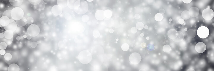 Obraz premium white blur abstract background. bokeh christmas blurred beautiful shiny Christmas lights