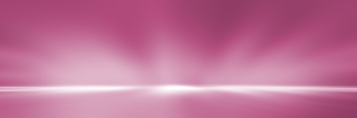 Pink empty room studio gradient used for background and display your product