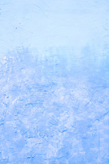 Grunge decorative craft texture. Blue wall design background - Image 