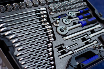 Close-up of Mechanics Tool Kit