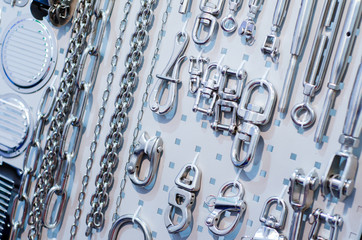 Rigging, cables, chains, couches, carbines for sale.