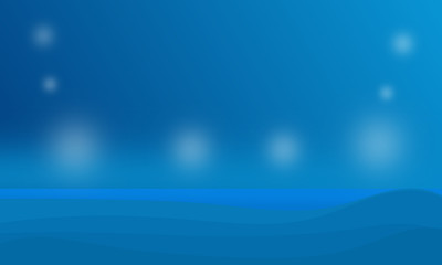 Abstract Modern dark blue line colored poster background. Vector illustration