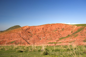 Mountain landscapes of Kyrgyzstan. Spring in the mountains.