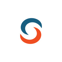 S letter logo design vector template