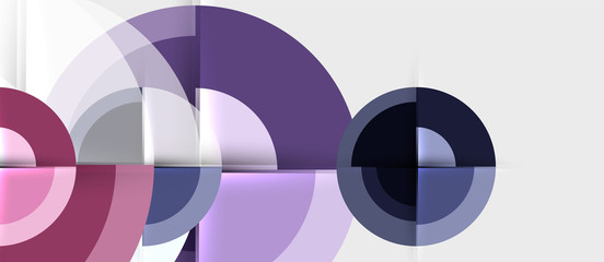 Obraz premium Geometric design abstract background - circles