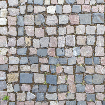 Background of stone floor texture.