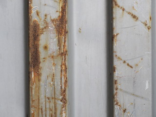 Rust on the iron wall