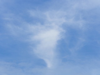 white clouds in the blue sky natural background beautiful nature