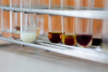 The study Separating by filtration the component substances from liquid mixture in Lab. 