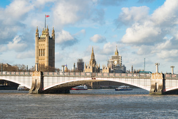 tower bridge and big ben in london