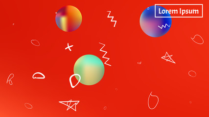 Elementary abstract space fantasy  clean. 