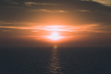 Puttgarden fehmarn sunset waterway ship