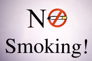 no smoking sign with a crossed out cigarette