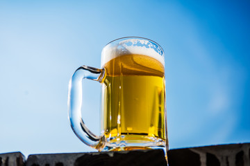 屋外ビール