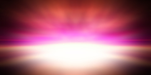 perspective floor backdrop red room studio with light red gradient spotlight backdrop background for display your product or artwork 