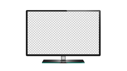 TV flat screen lcd, plasma, led tv monitor isolated