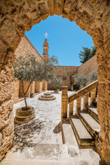 Mor Gabriel Monastery in Midyat, Mardin. Turkey. Mor Gabriel Monastery is the oldest surviving Syriac Orthodox monastery in the world. © resul
