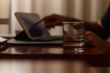 cup of coffee on table