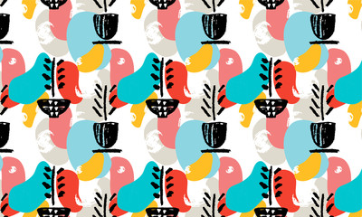 Home plants pattern