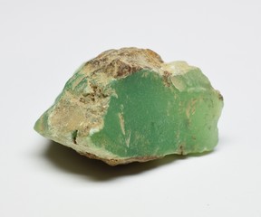 Chrysoprase from Tanzania raw gemstone