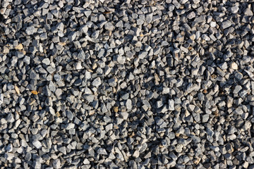 gray marble chips texture For use in landscape design, and decoration in floristics