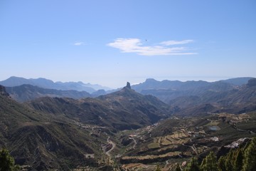 Fototapeta premium view of mountains