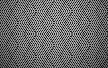 Abstract geometric pattern with stripes, lines. Seamless vector background.. Black ornament. Simple lattice graphic design