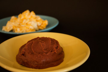 frijoles y huevos comida latina