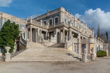 Fototapeta na wymiar Queluz palace stairs