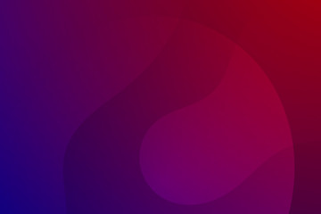 Abstract liquid red blue color background, fluid gradient shape composition.