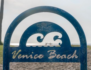 Venice beach sign