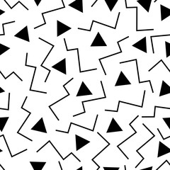 Minimalistic neo memphis seamless pattern.