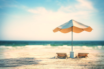 Beautiful beach backdrop