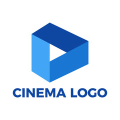 Cinema Logo Vector Design Template Illustration.