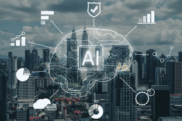 Artificial intelligence and innovation concept