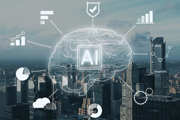 Artificial intelligence and innovation concept
