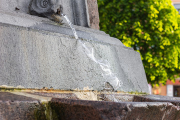 fountain falling jet   fresh motion