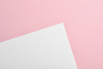 Obraz na płótnie Canvas Colorful paper sheets as background, top view