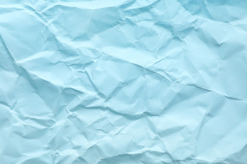 Sheet of color crumpled paper as background. Space for design